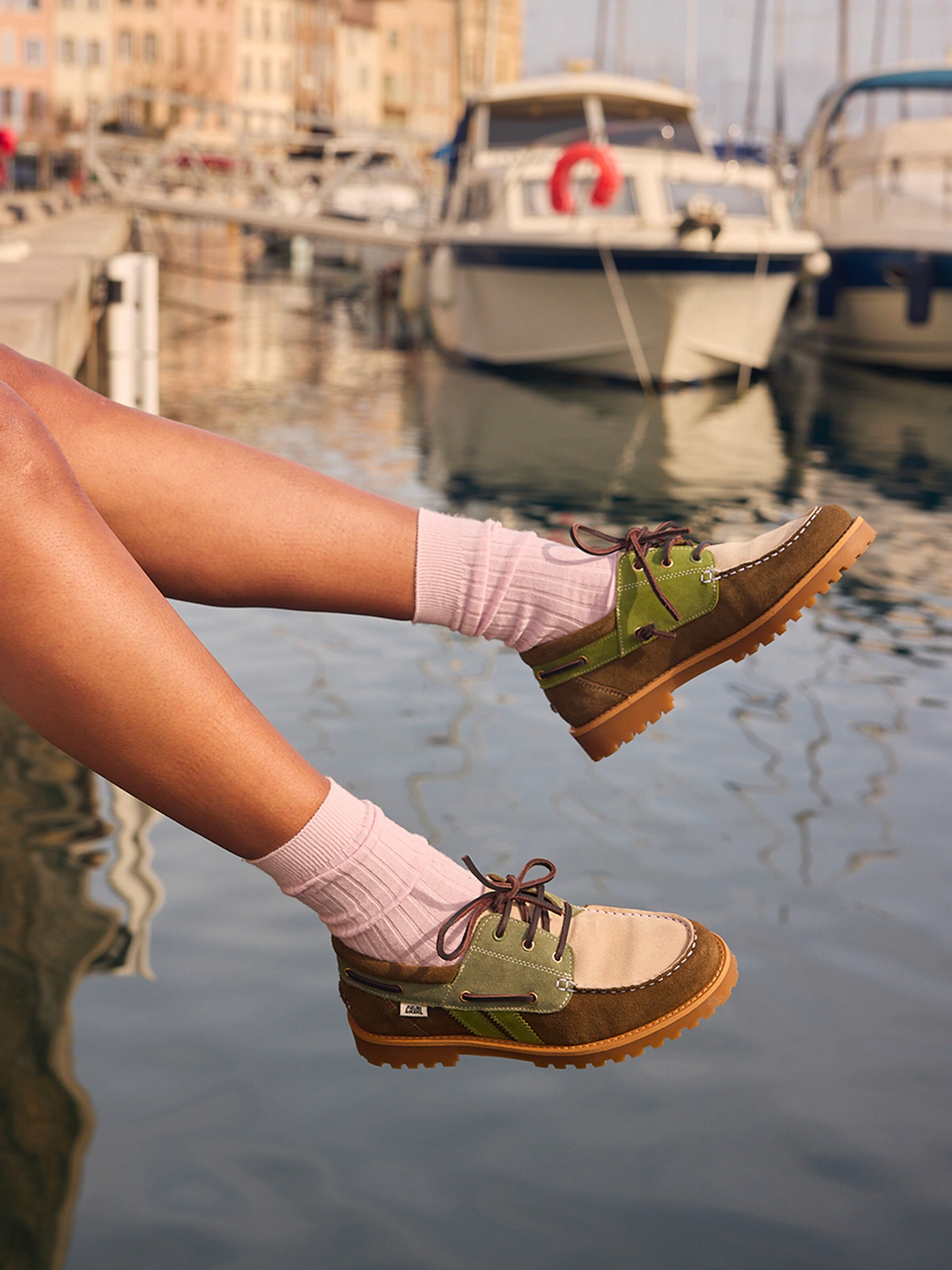 Caval Mocassins in Groen