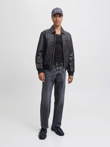 juoda JACK & JONES Marškinėliai 'JORCAMBRIDGE'
