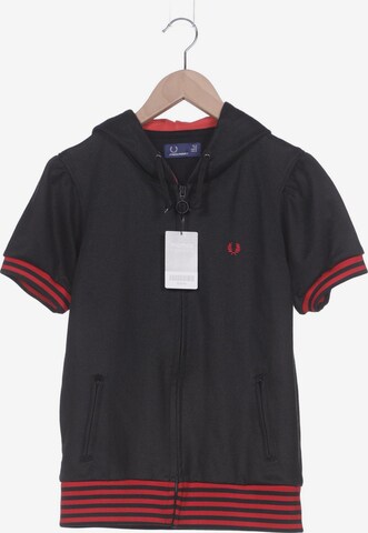 Fred Perry Kapuzenpullover XL in Schwarz: predná strana