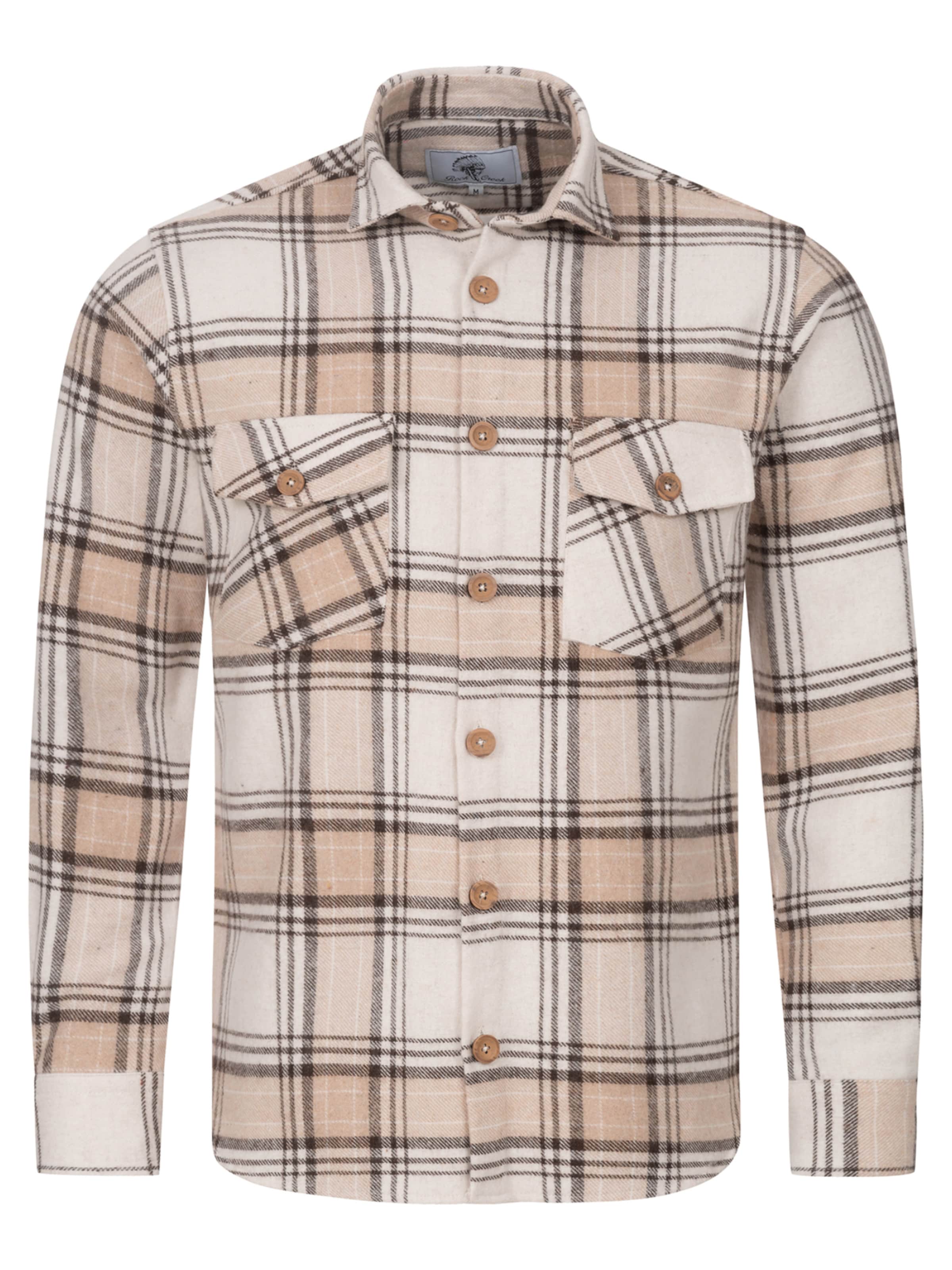 Rock Creek Hemd in Beige: Vorderseite