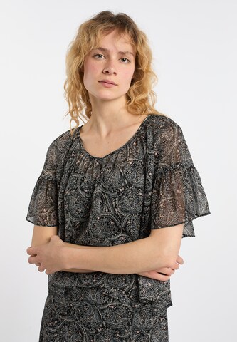 Camicia da donna di DreiMaster Vintage in nero