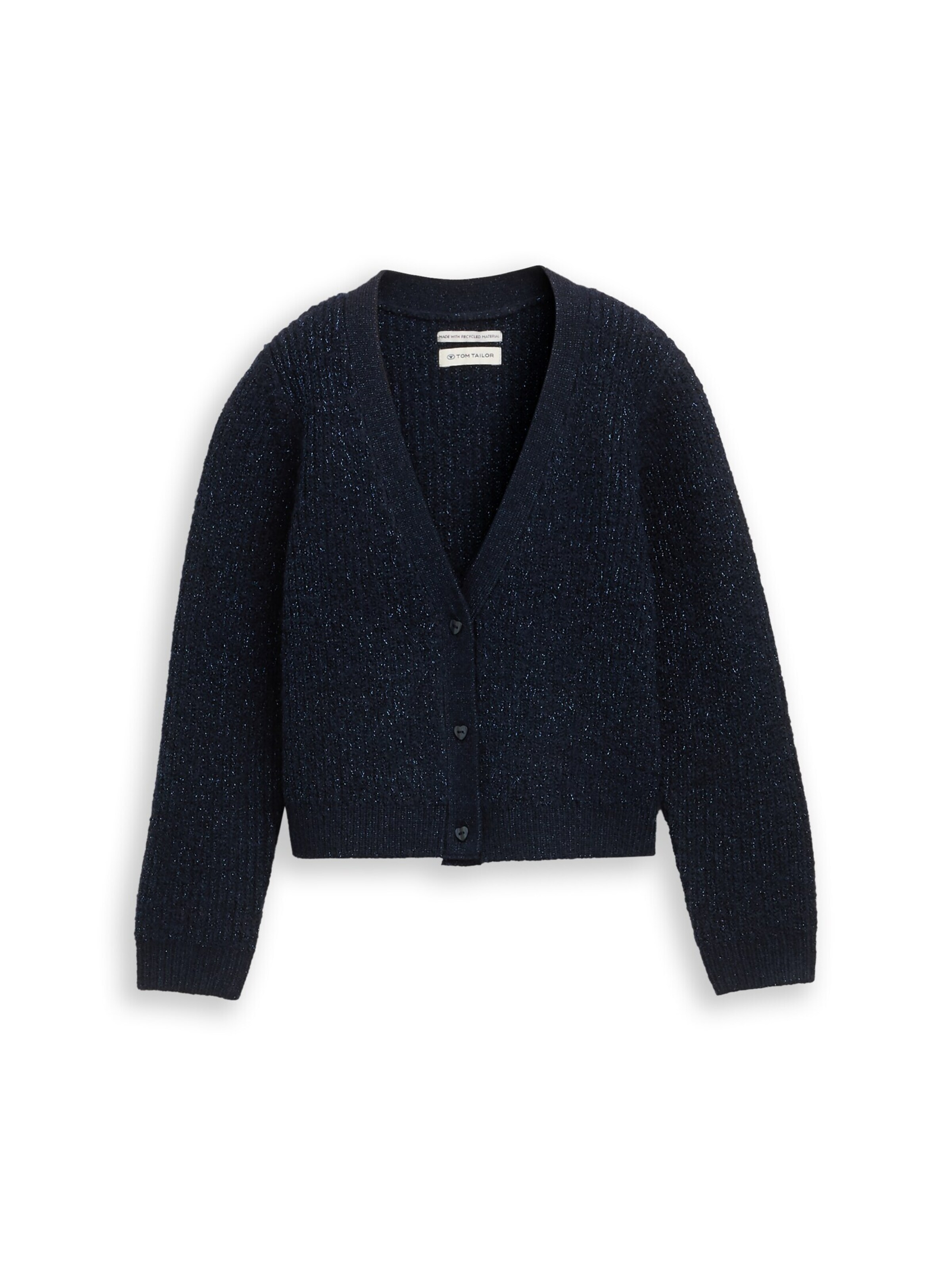TOM TAILOR Strickjacke in Blau: Vorderseite