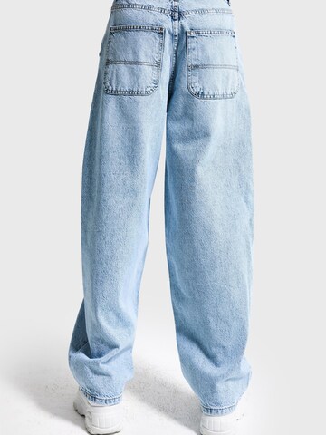 IT'S BASIC Loose fit Jeans 'NORA Skater Mid Rise Jeans' in Blue