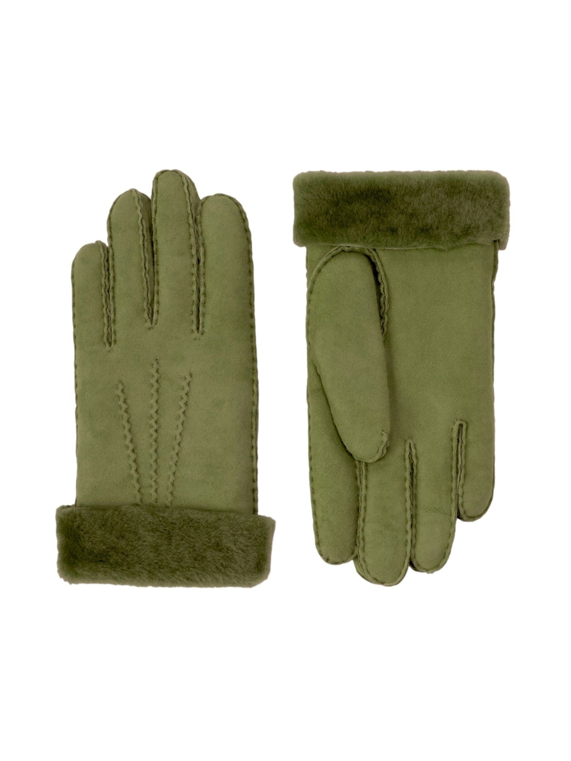 KESSLER Full Finger Gloves in Green