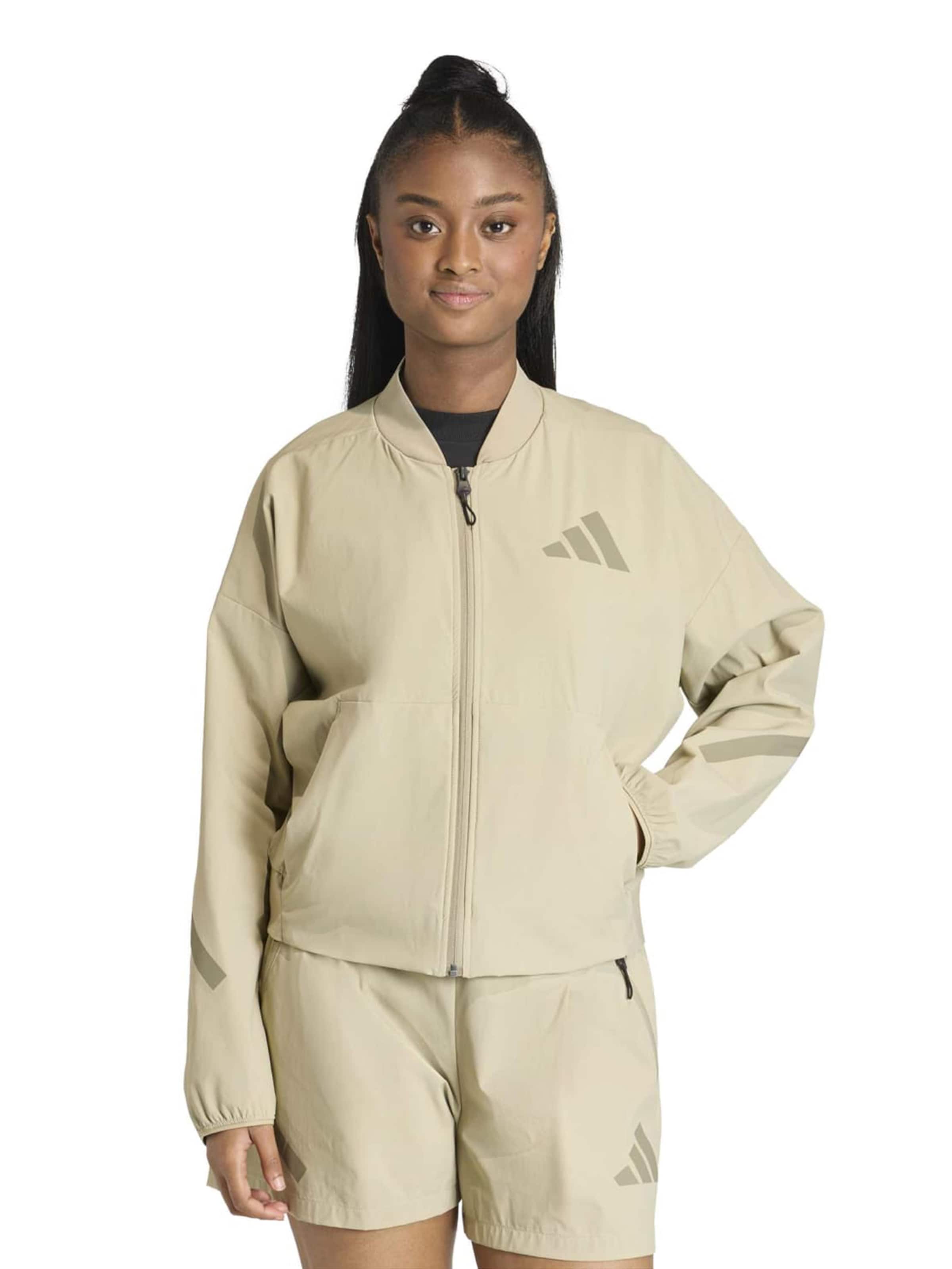 ADIDAS SPORTSWEAR Funkční bunda 'W Z.N.E.' – zelená: přední strana