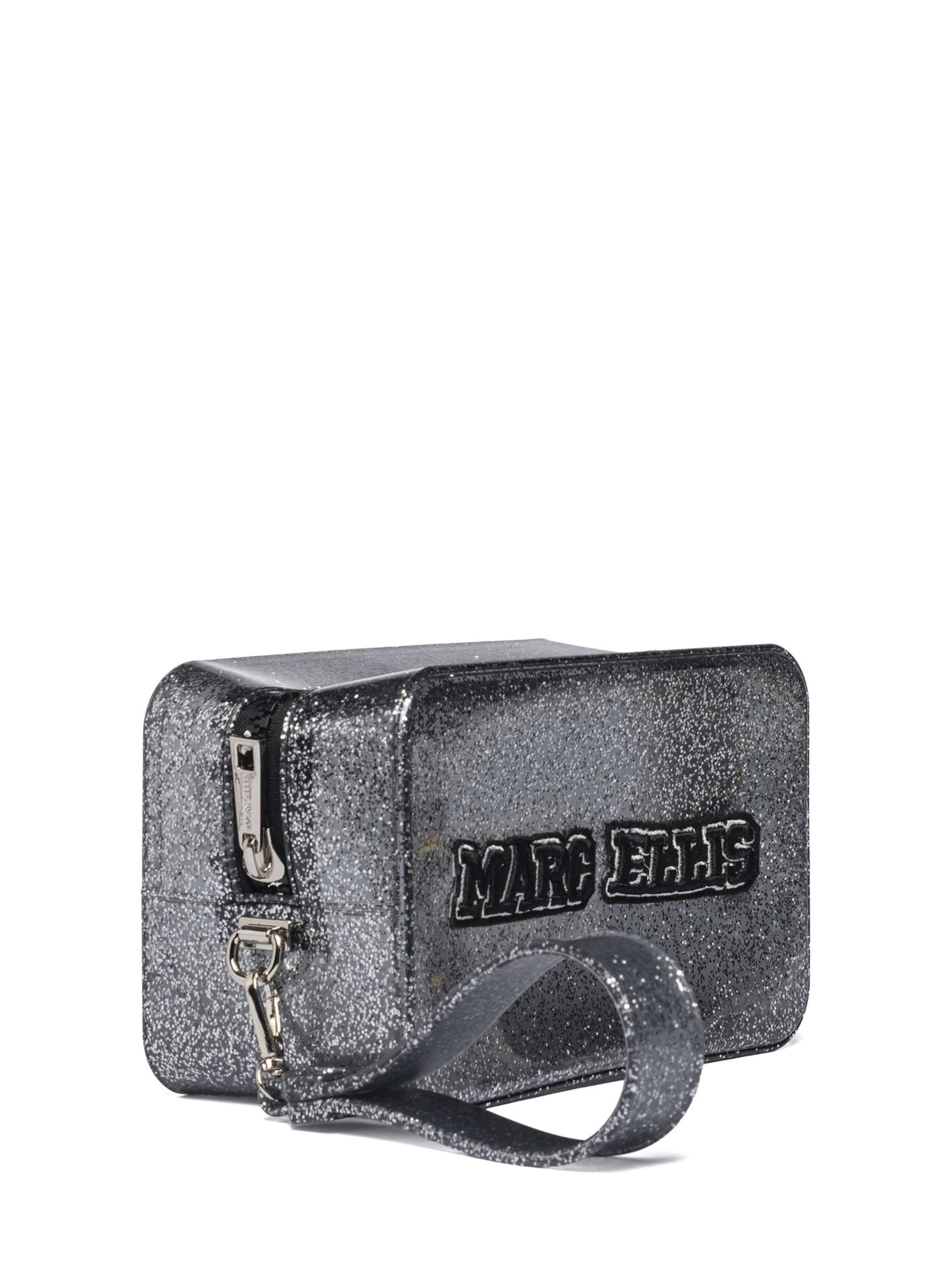 Borsa a mano 'Borsa a Mano Marc Ellis Polyurethane con Tracolla e Zip' di Marc Ellis in argento
