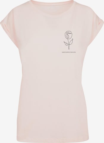 Merchcode Shirt 'Spring - Tulip Flower' in Pink: predná strana