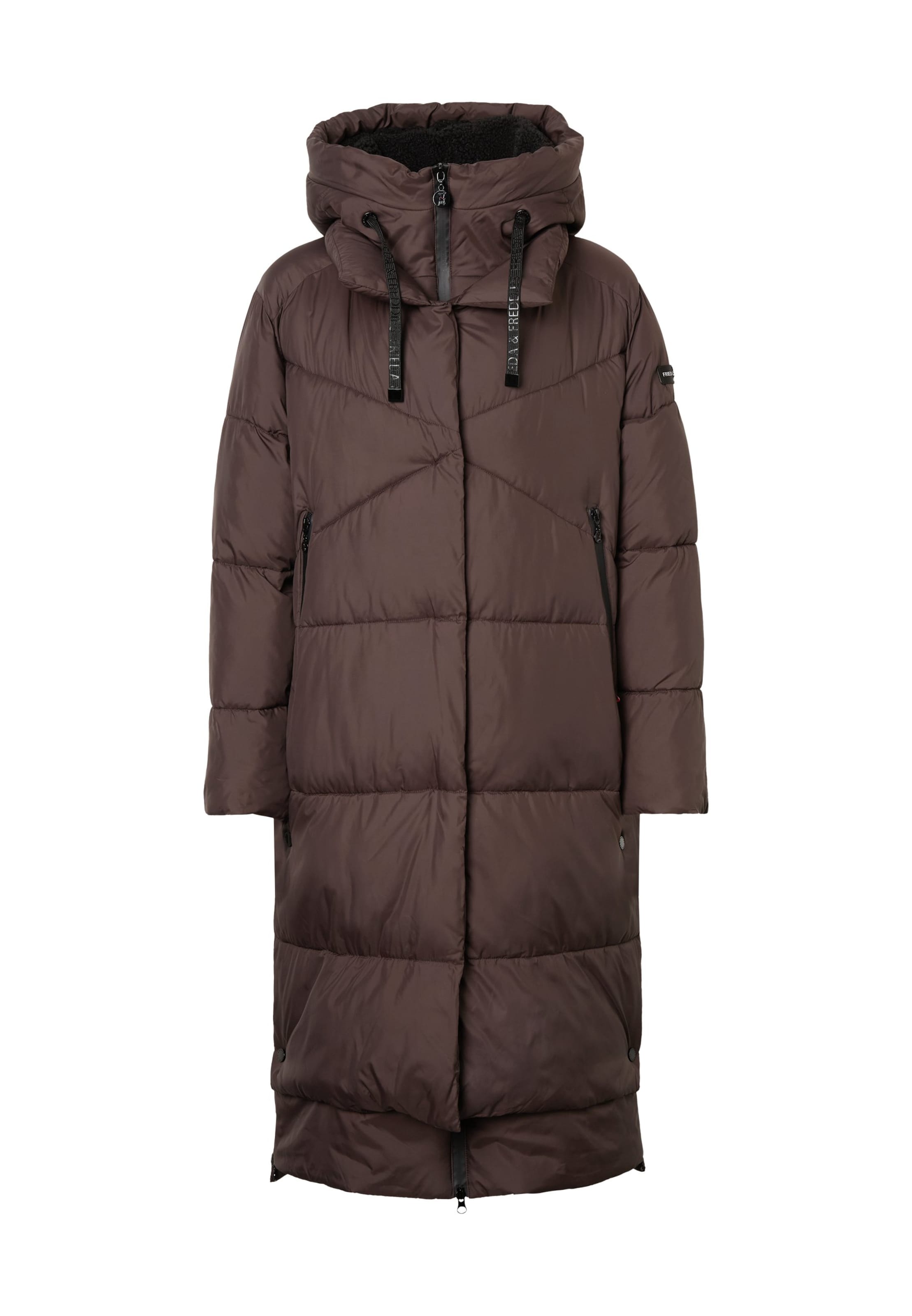 Cappotto invernale di Frieda & Freddies in marrone: frontale