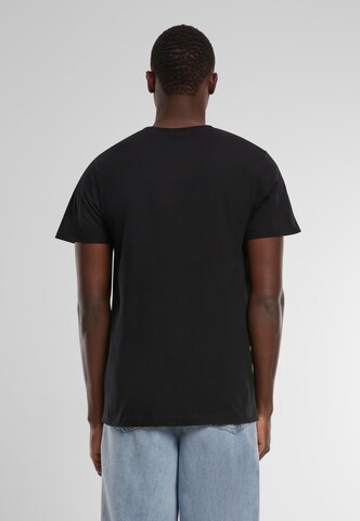 Mister Tee Shirt 'Global Warning' in Zwart