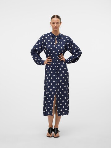 VERO MODA Sukienka koszulowa w kolorze niebieski