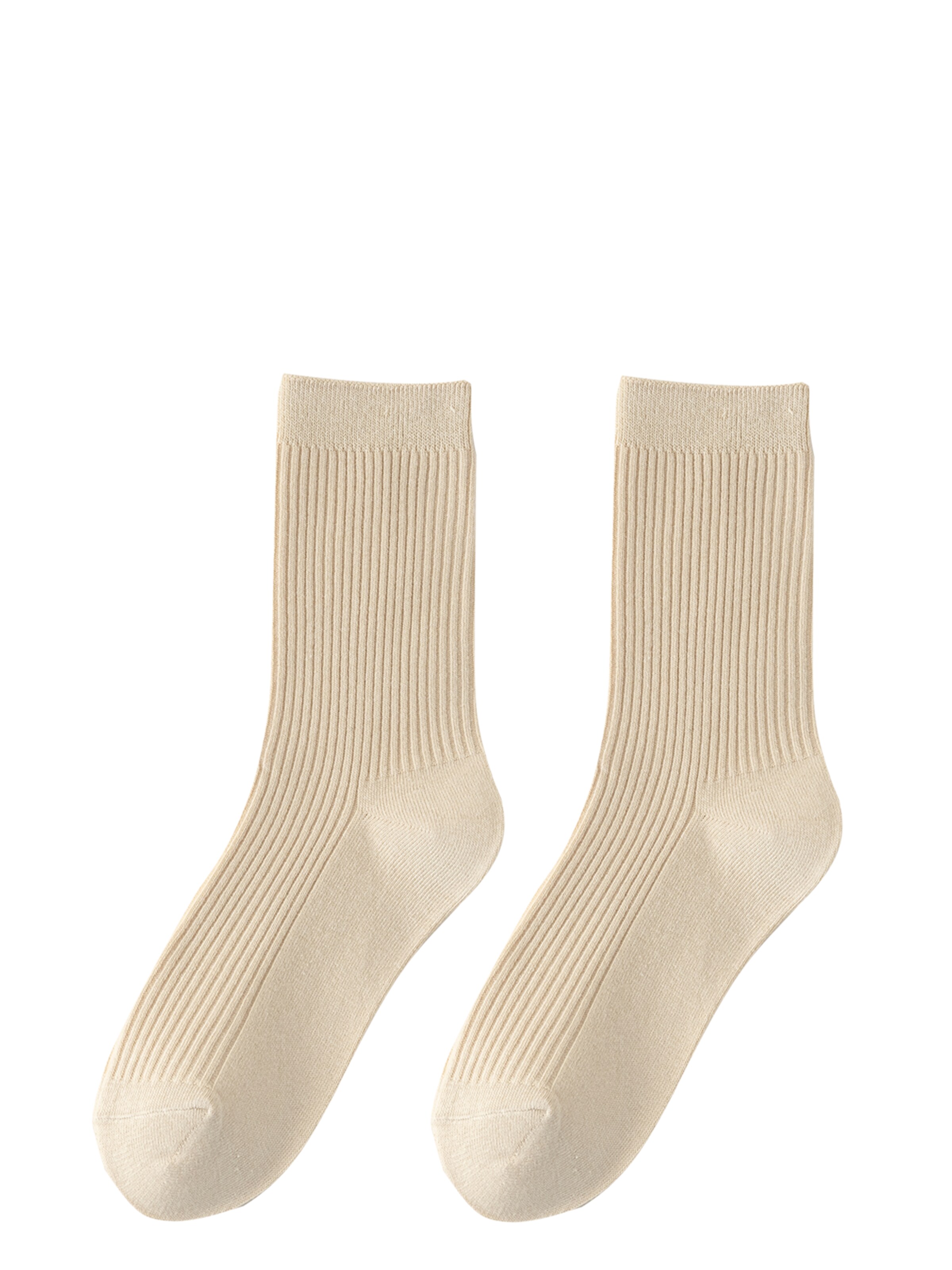 Millo Socks 'Cosy Steps' in Beige: front