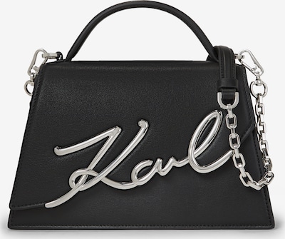 Karl Lagerfeld Handtasche in schwarz / silber, Produktansicht