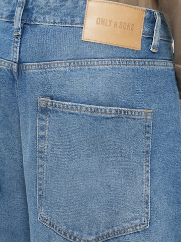 Only & Sons - Loosefit Vaquero 'ONSCARL' en azul