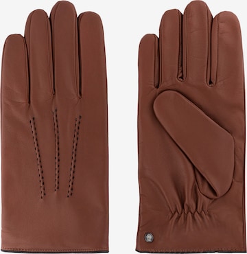 Roeckl Full Finger Gloves in Brown: front