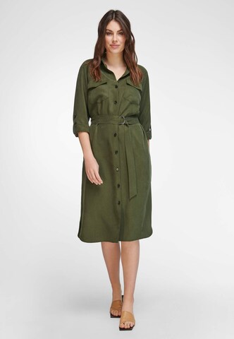 Anna Aura Shirt Dress in Green