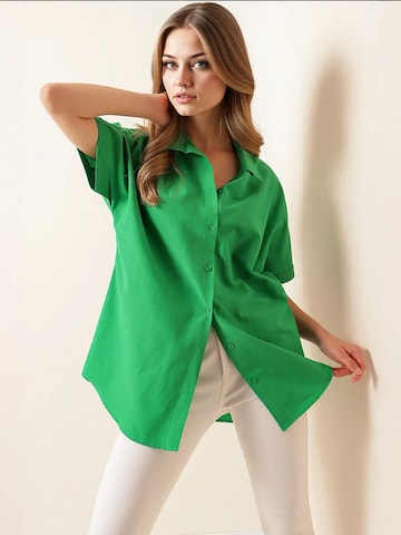 Bigdart Blouse in Groen