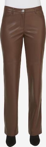 heine - regular Pantalón en marrón: frente