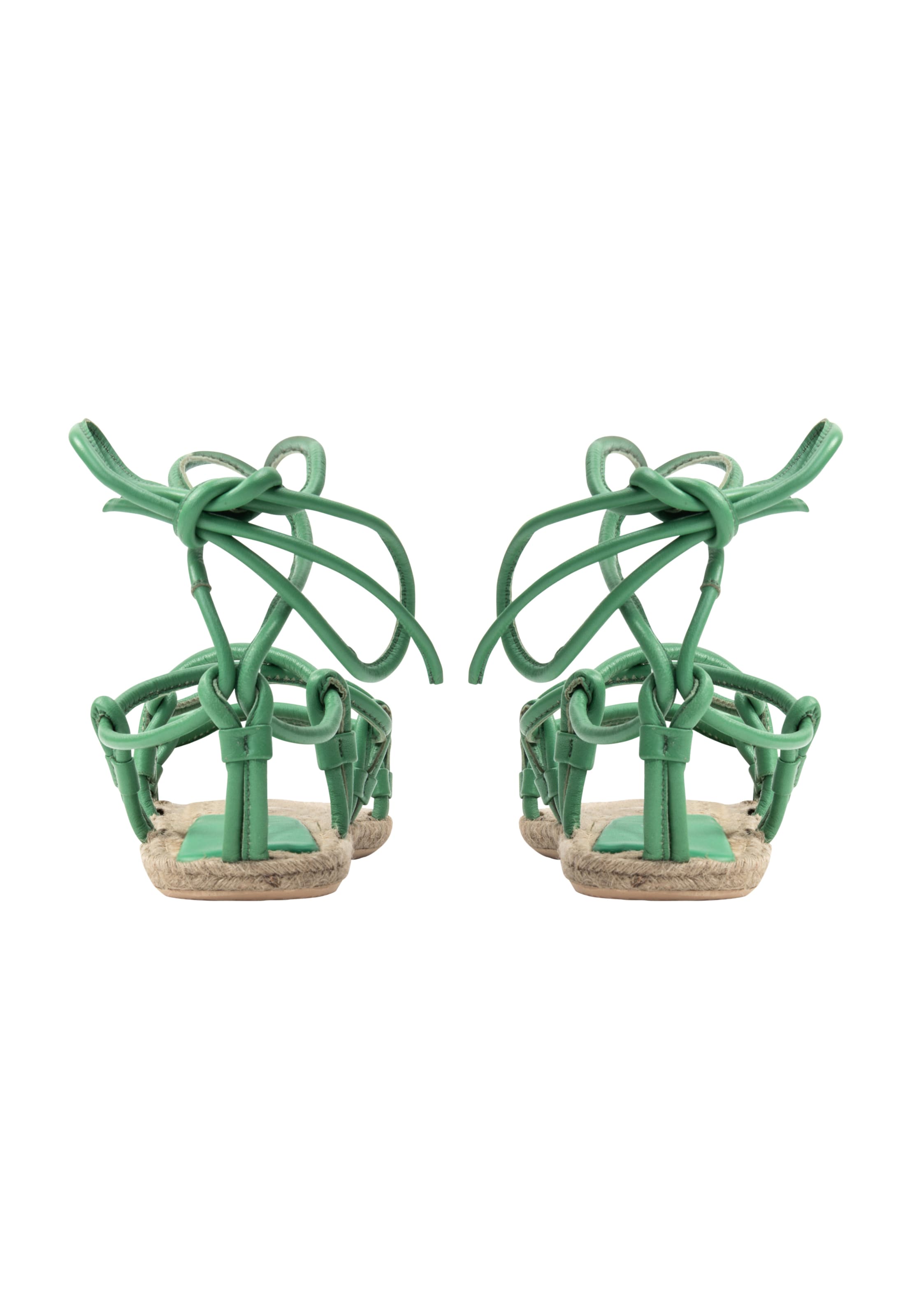 IZIA - Sandálias com tiras 'Gaya' em verde