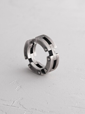 REYTEL Ohrring 'SONRAI' in Silber: Vorderseite