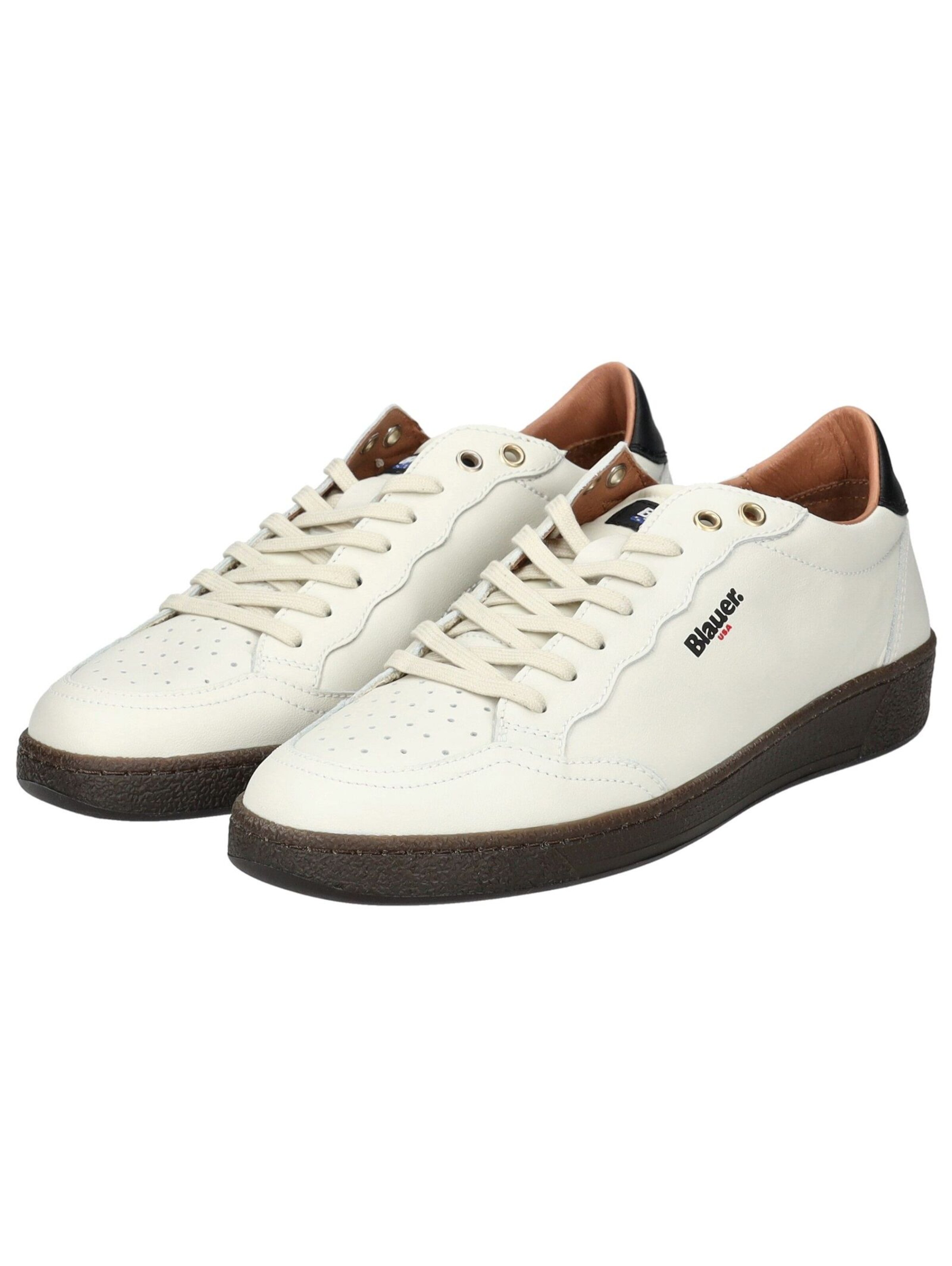 Baskets basses Blauer.USA en blanc