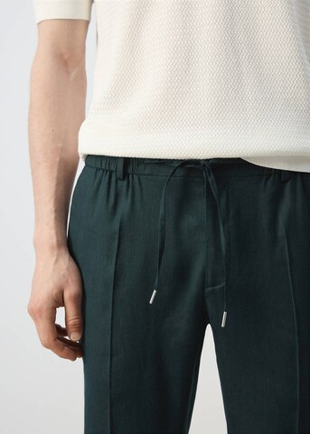 MANGO MAN Slim fit Pants in Green
