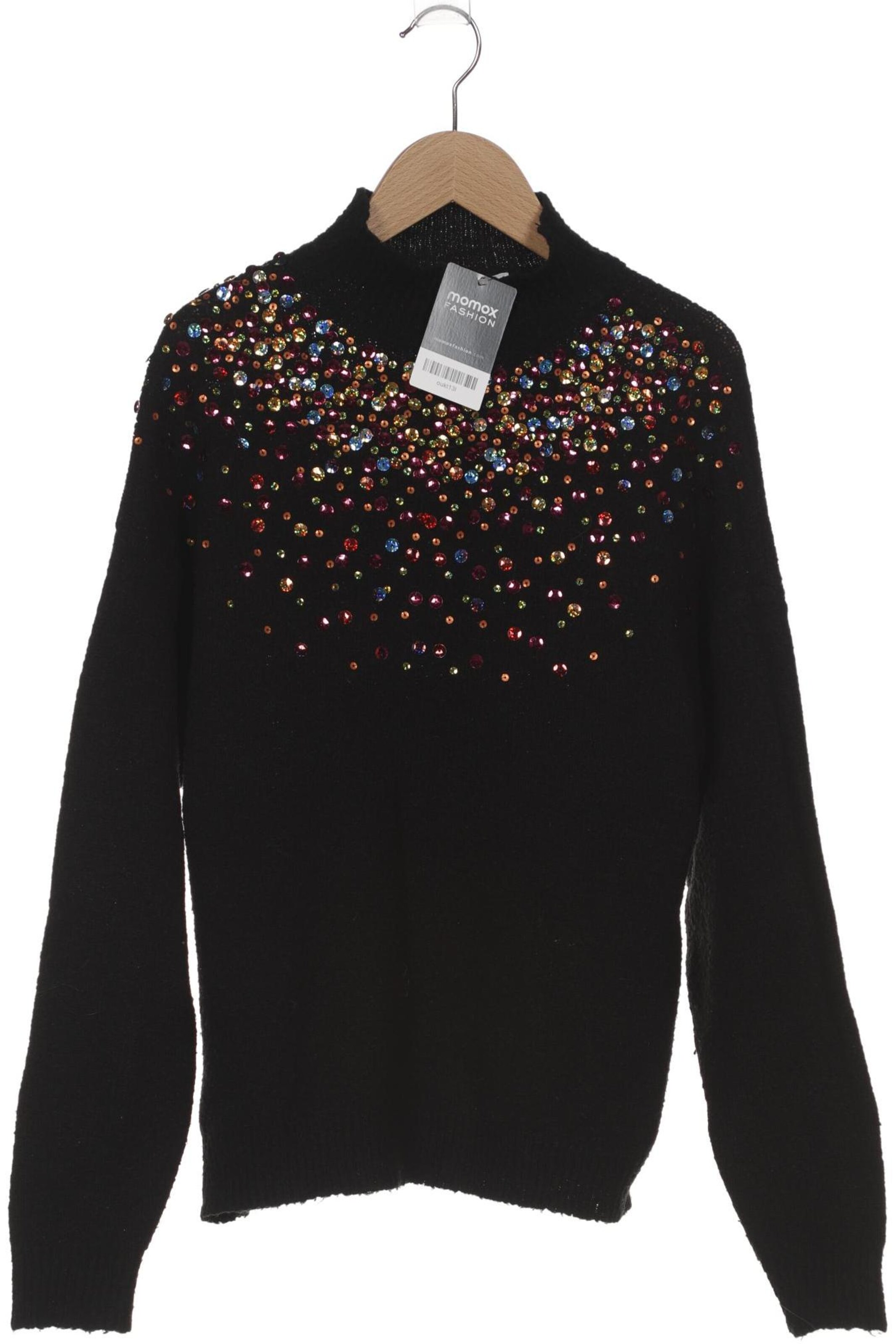 PIECES Pullover S in Schwarz: Vorderseite