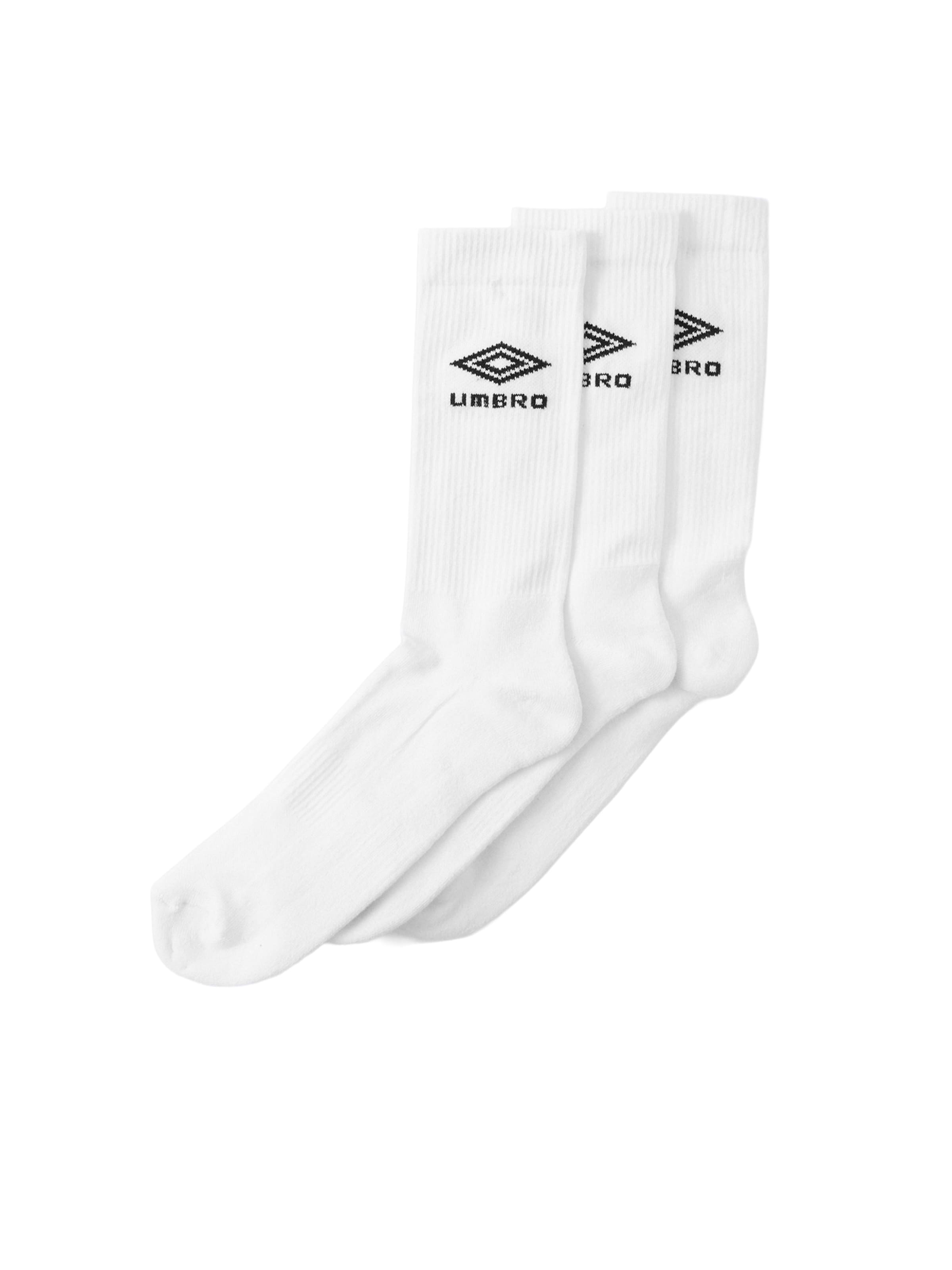 UMBRO Κάλτσες σε λευκό: μπροστά