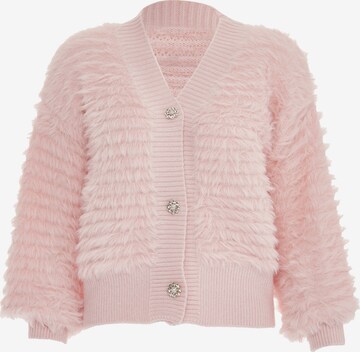 Cardigan faina en rose : devant