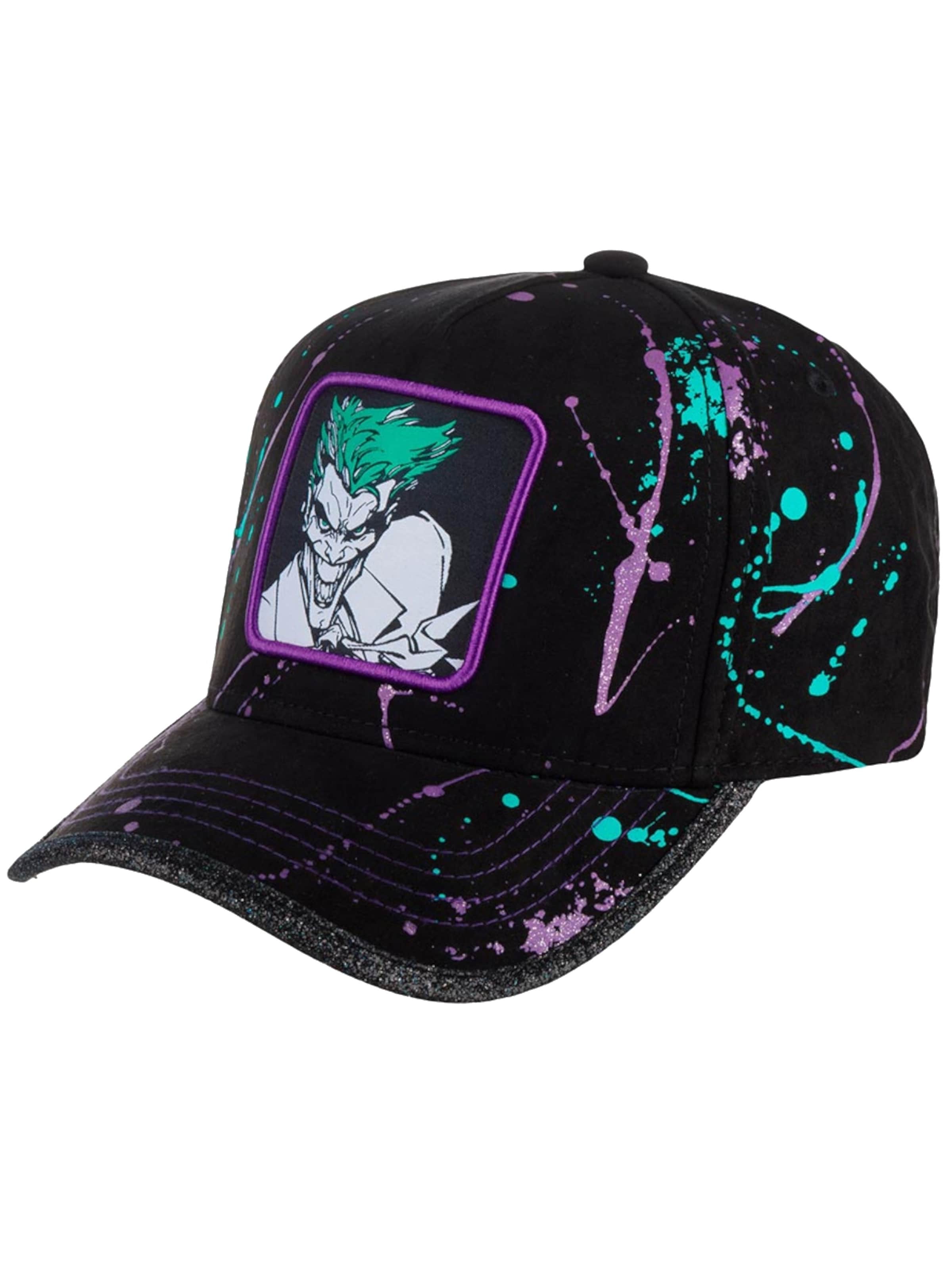 Capslab Cap 'Capslab DC Comics Joker Cap' in Black: front
