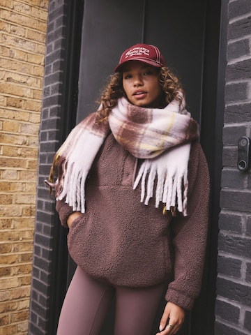 self. Oversized Scarf in Purple