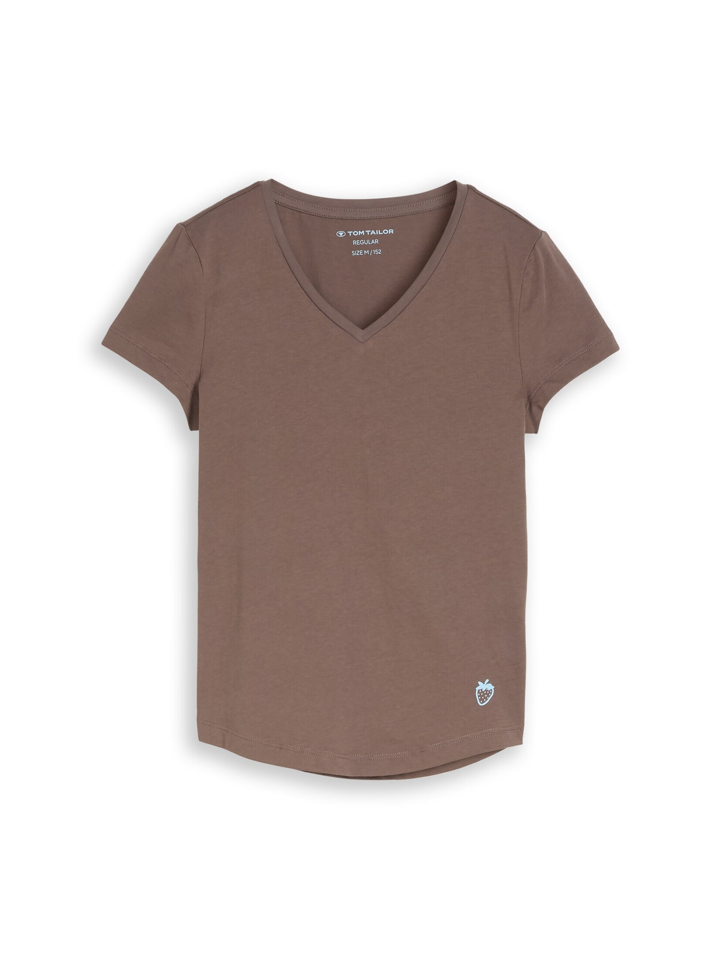 TOM TAILOR Shirt in Brown: front