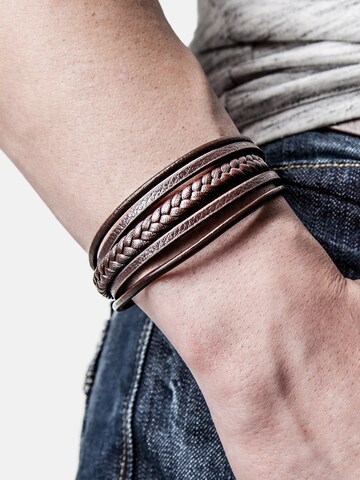 Bracelet 'Braid' SERASAR en marron