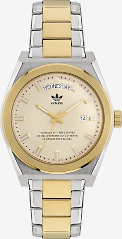 Montre à affichage analogique ' CODE FIVE ' ADIDAS ORIGINALS en or : devant