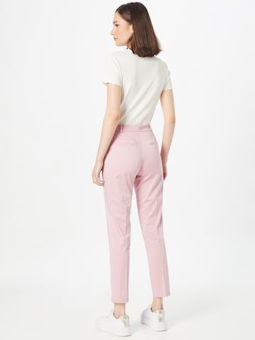 HUGO Red Regular Trousers with creases 'Hestima' in Pink