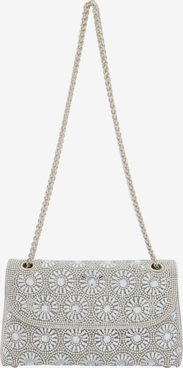 Geantă de umăr faina pe argintiu / alb, Vizualizare produs