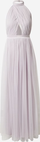 Maya Deluxe Evening Dress in Purple: front