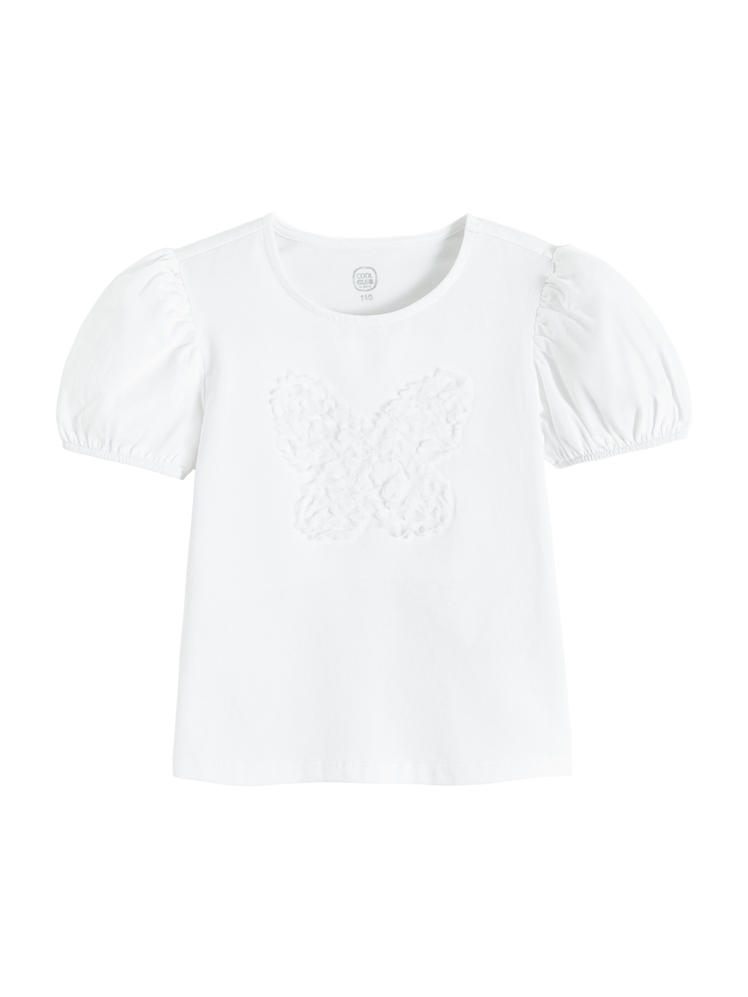 balts Cool Club T-Krekls: no priekšpuses