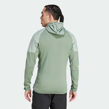 ADIDAS TERREX Funktionele fleece-jas 'Techrock' in Groen