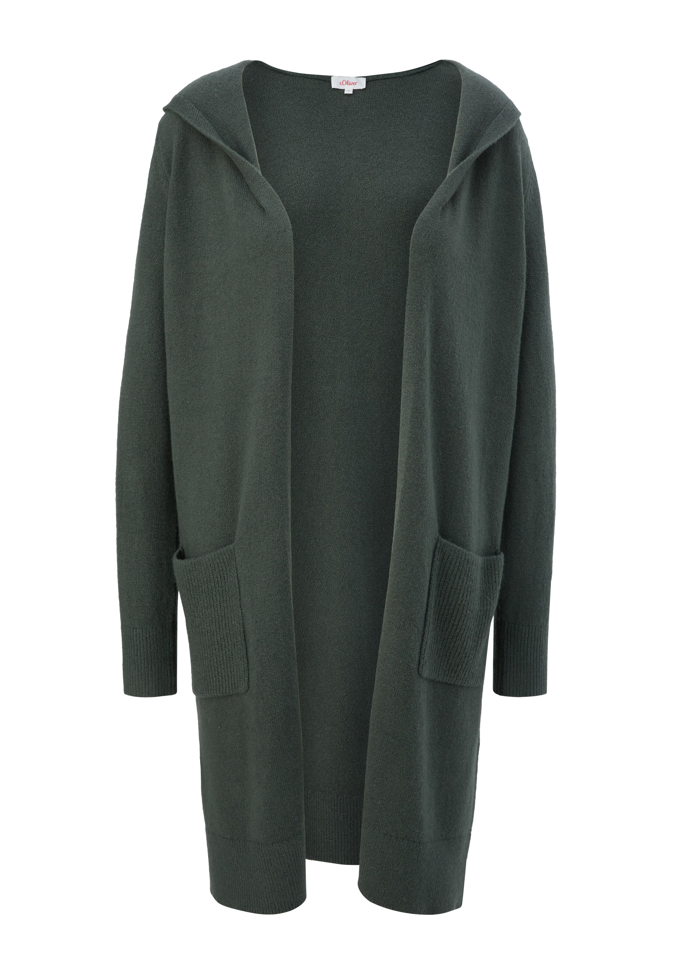 s.Oliver Knit cardigan in Green: front