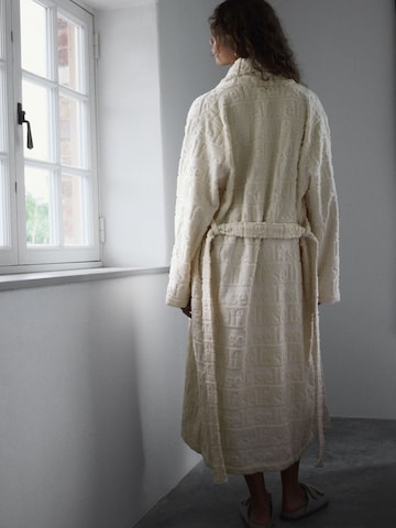 Accappatoio lungo di self. in beige
