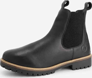 Travelin Chelsea Boots 'Sirdal' i sort: forside
