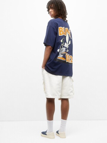 Pull&Bear T-Shirt in Blau