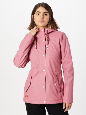 Ragwear Between-Season Jacket 'MARGGE' in Pink: front