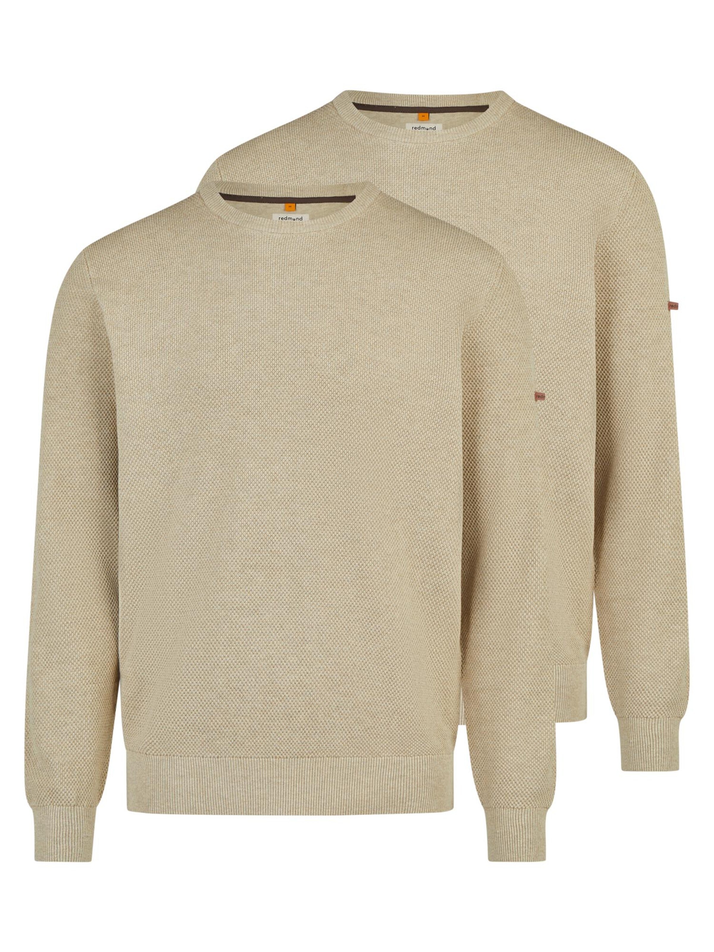 redmond Sweater 'Basic' in Beige: front