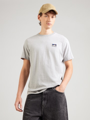 pilka Superdry Marškinėliai 'GREAT OUTDOORS': priekis