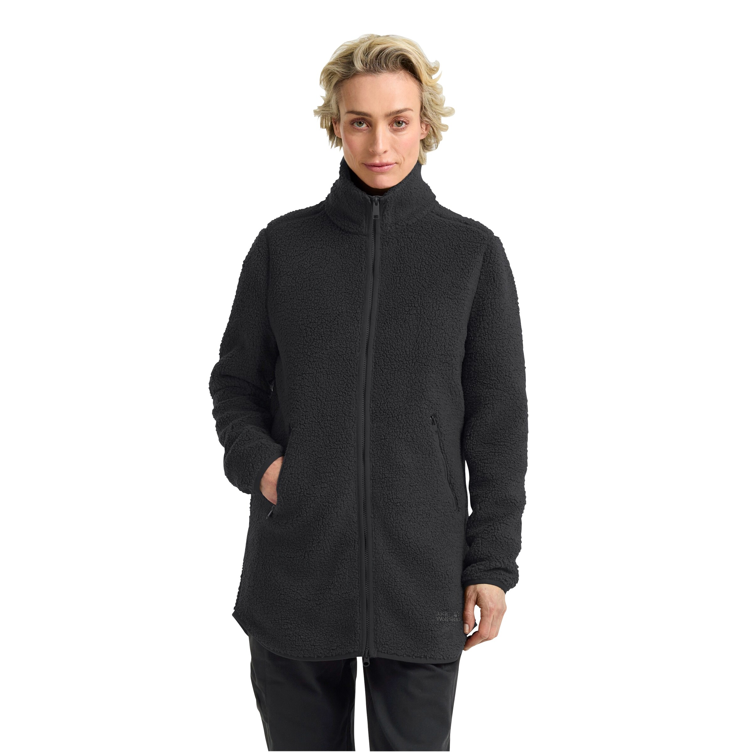 JACK WOLFSKIN Between-Season Jacket in Black: front