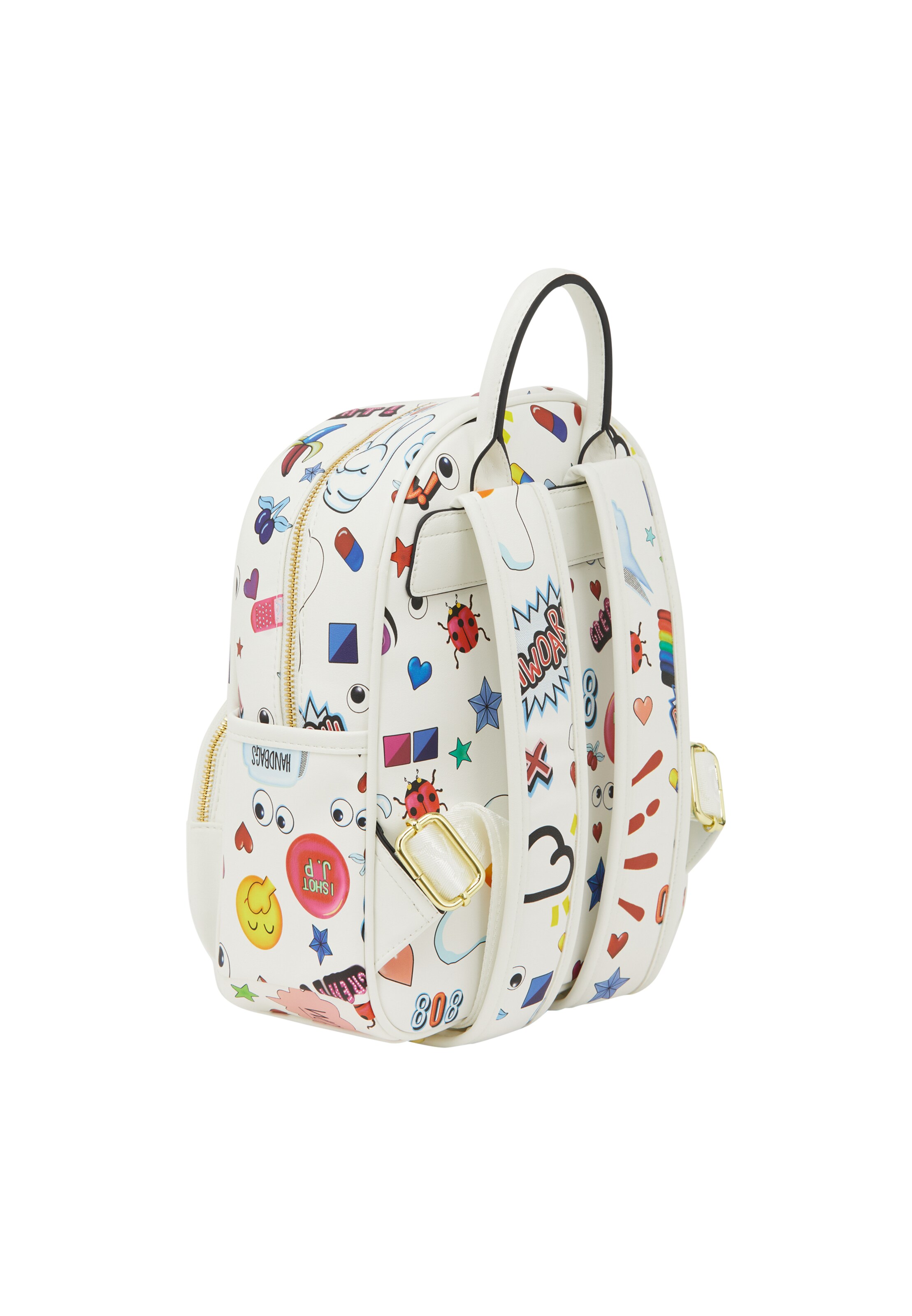 MYMO Reppu 'Eyetheme' värissä valkoinen