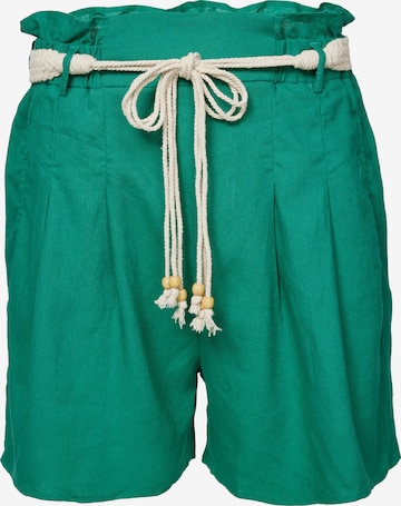 Orsay Wide leg Pleat-Front Pants 'Verlin' in Green: front