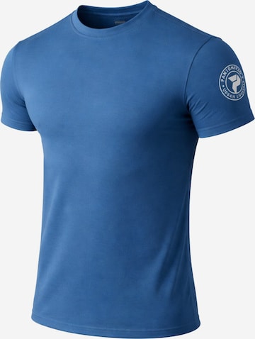 PANTONECLO - Camiseta 'Pantoneclo Men’s Crew Neck Short Sleeve T-Shirt' en azul: frente