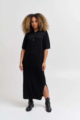 PULZ Jeans Knitted dress in Black